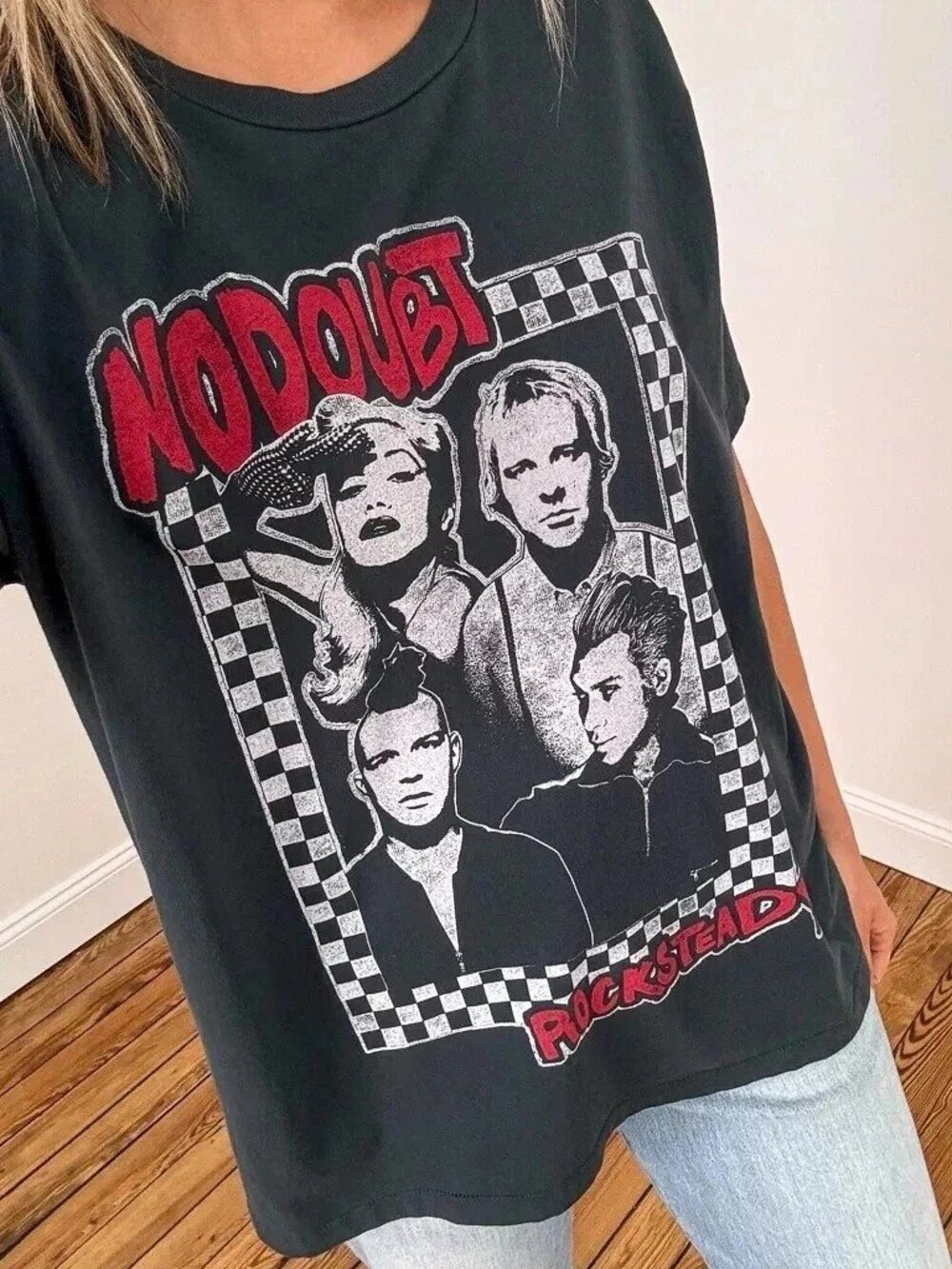 No Doubt Band Tour Graphic Short Sleeve Black Unisex Tshirt 250